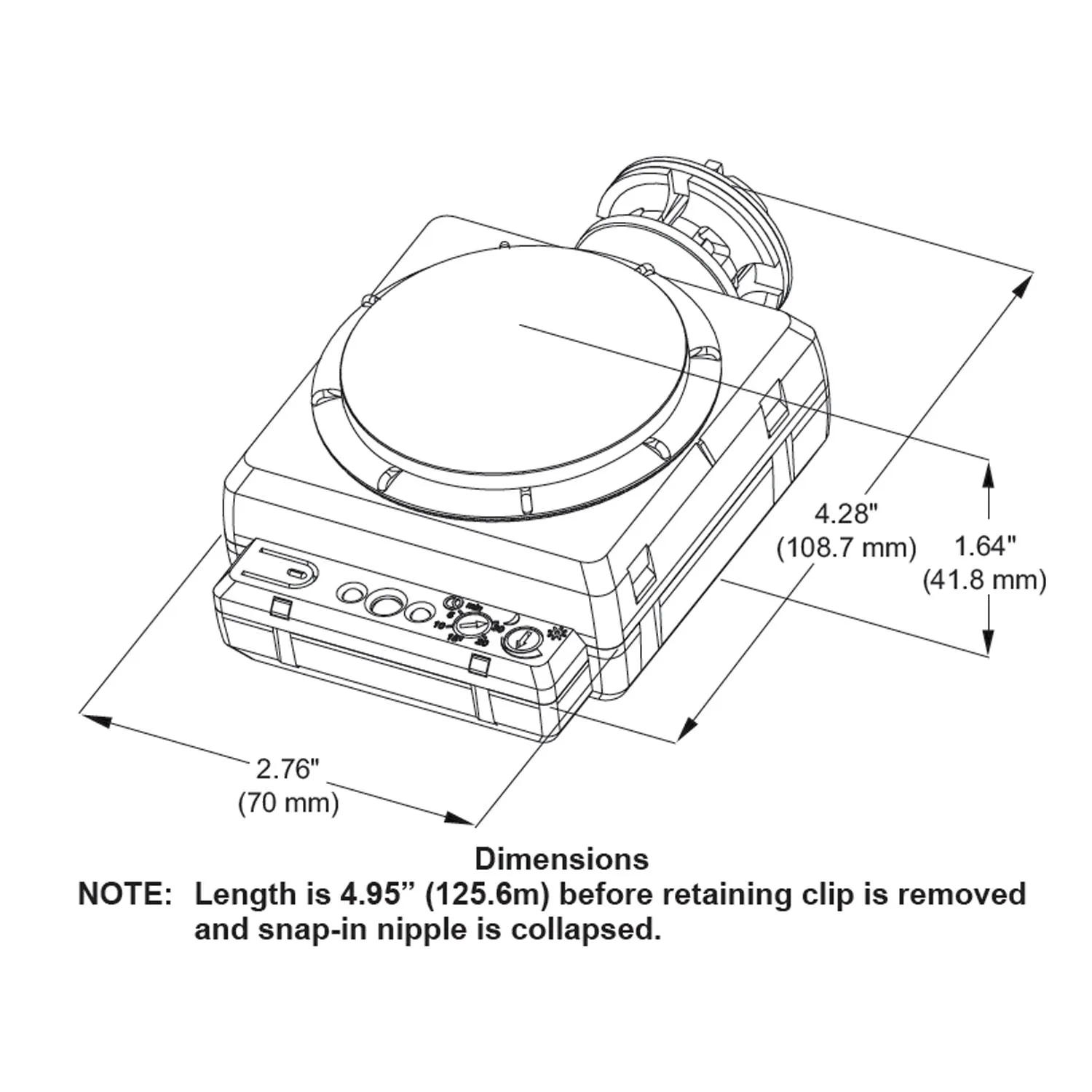 120-347V PIR High Bay Occupancy Sensor Switch