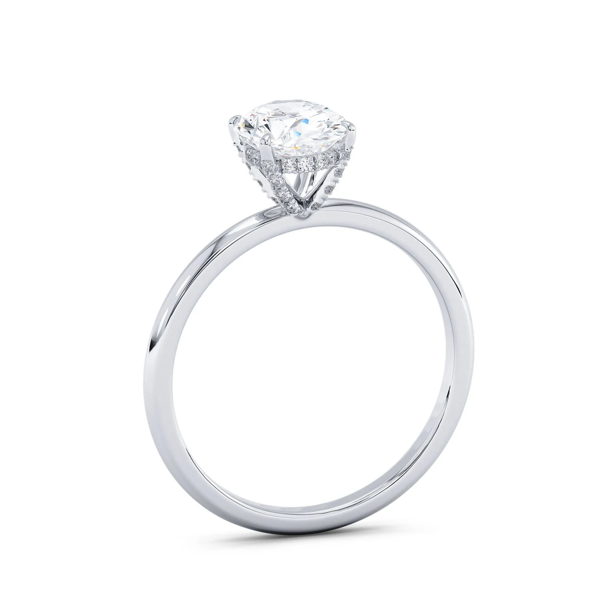 1.50 Carat F Color VS2 Certified Engagement Ring