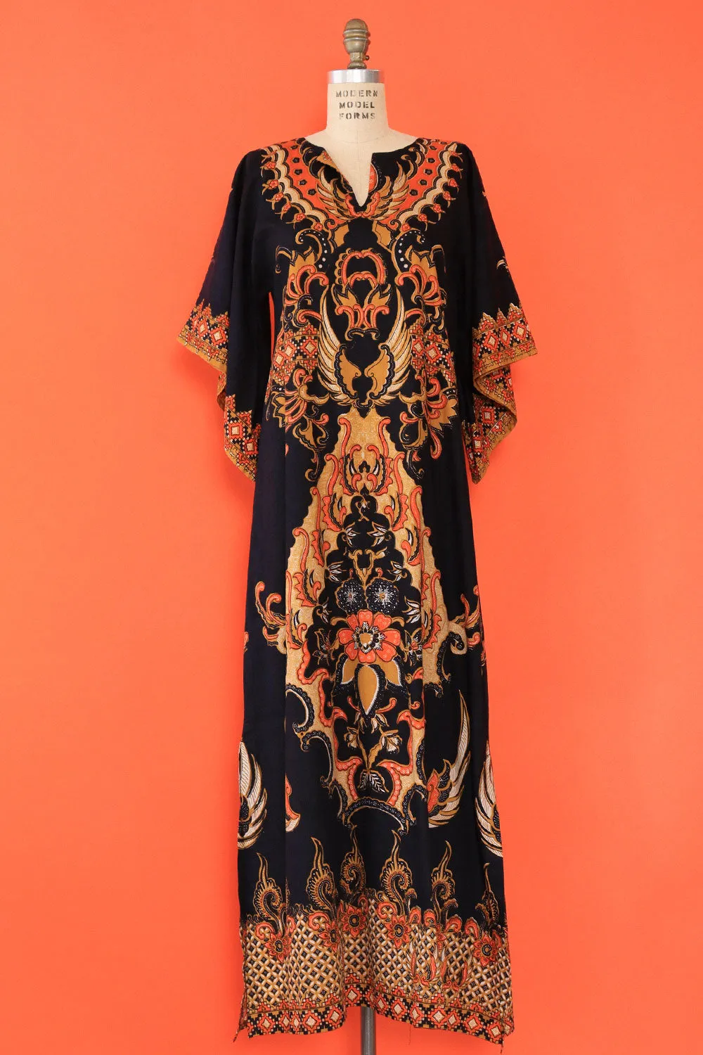 70s Desert Nights Caftan Dress M