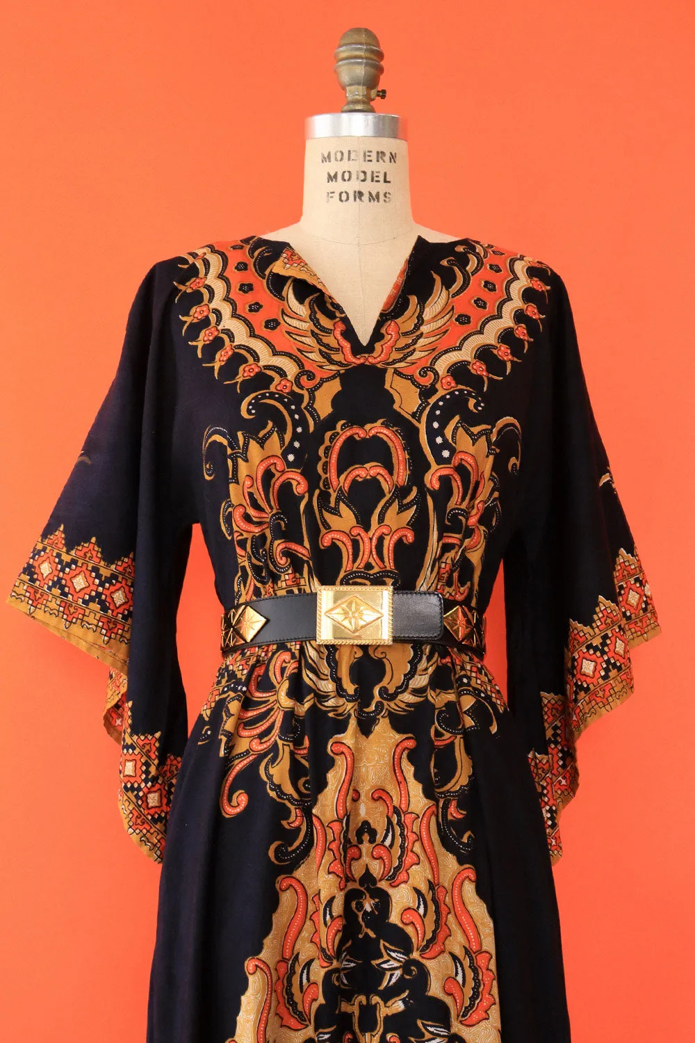 70s Desert Nights Caftan Dress M