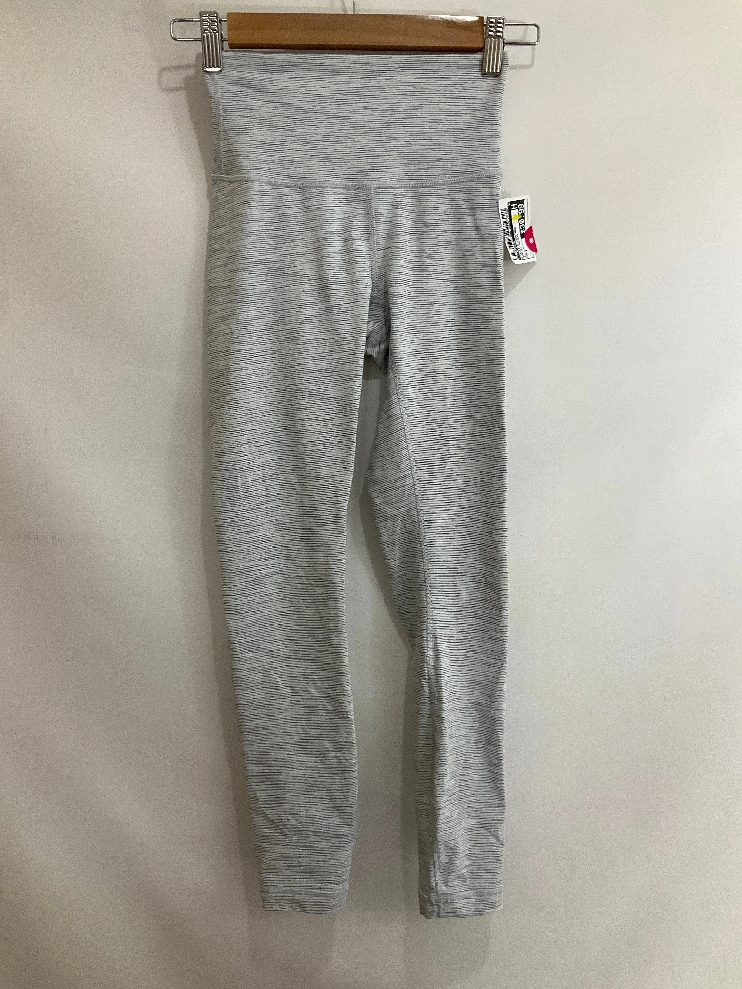 Athletic Leggings By Lululemon In Striped Pattern, Size: 2