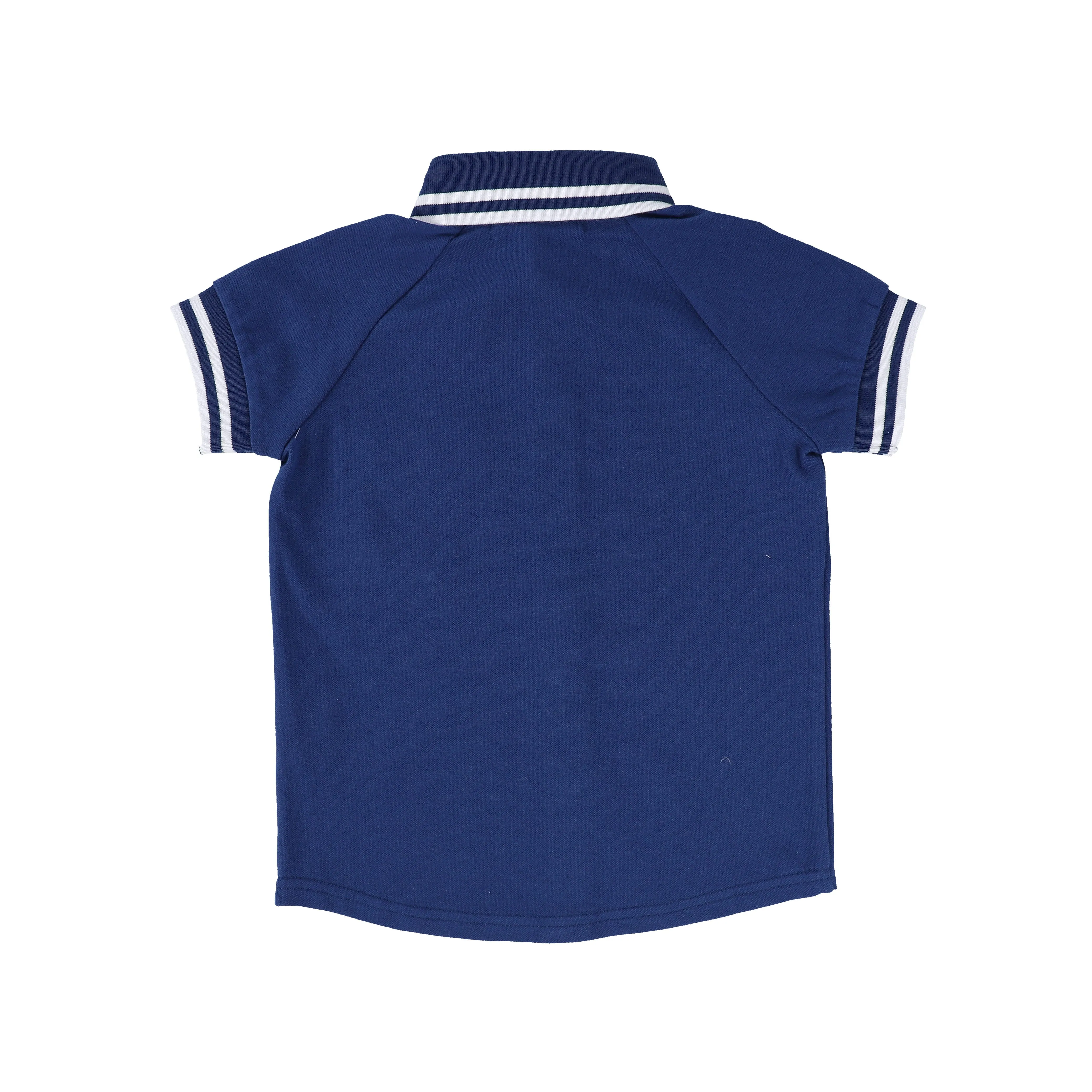 BACE COLLECTION BLUE PIQUE BUTTON DOWN TOP [Final Sale]