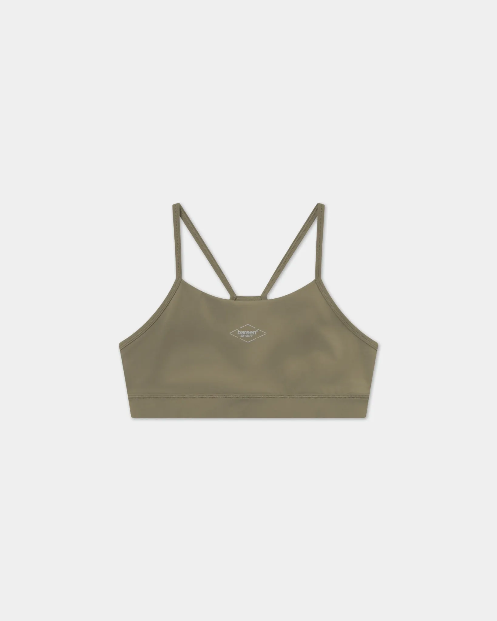 Barb Sports Bra, Women - Stone Gray