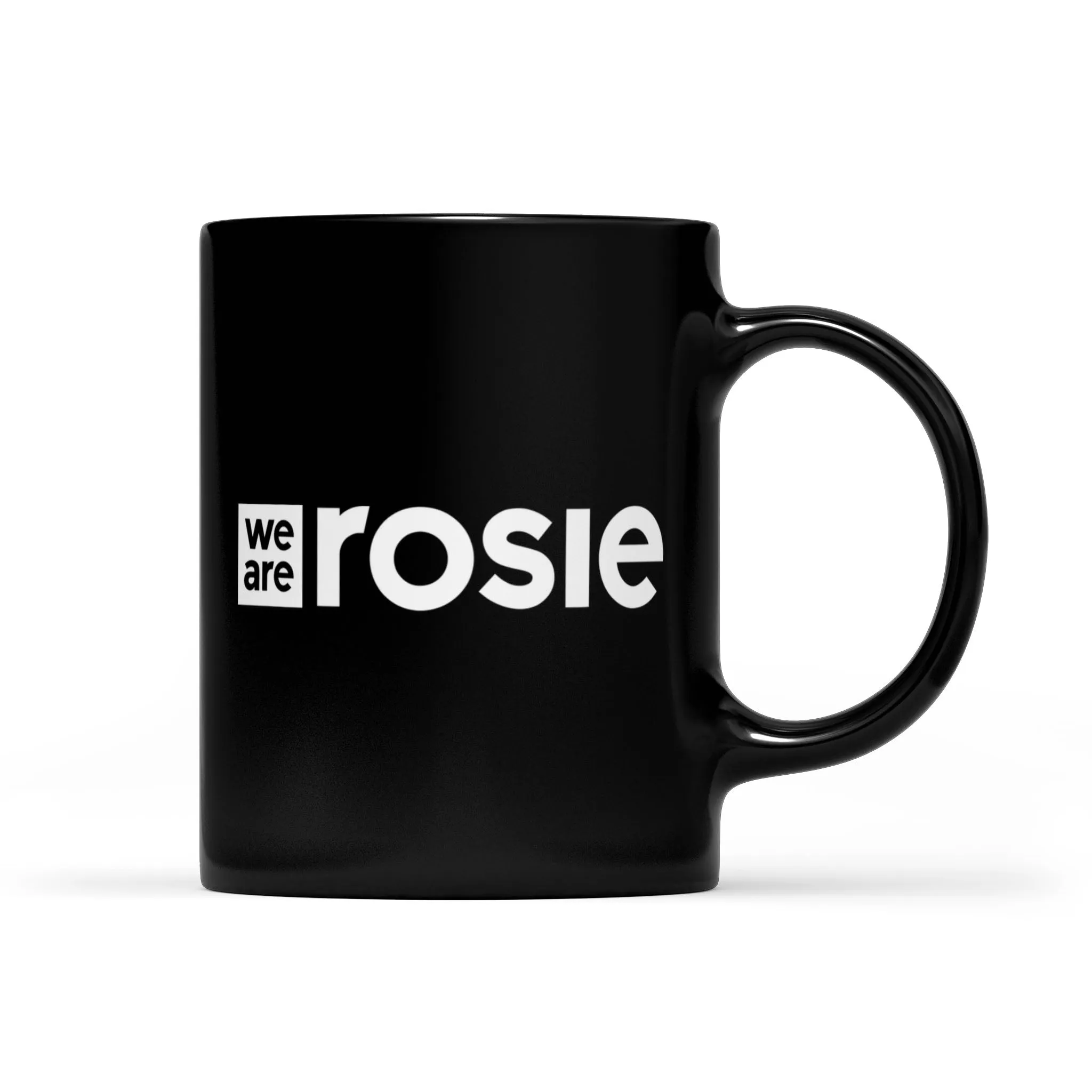 Black Mug - We Are Rosie white