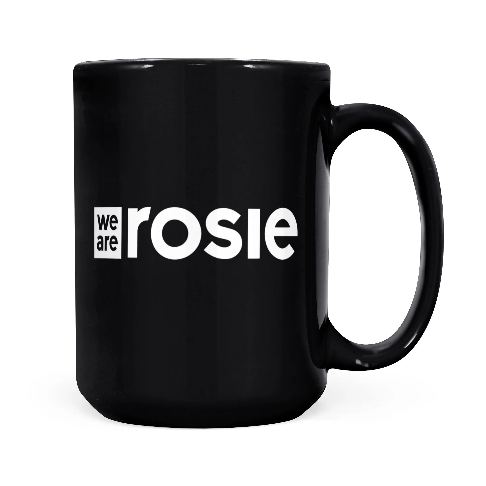 Black Mug - We Are Rosie white