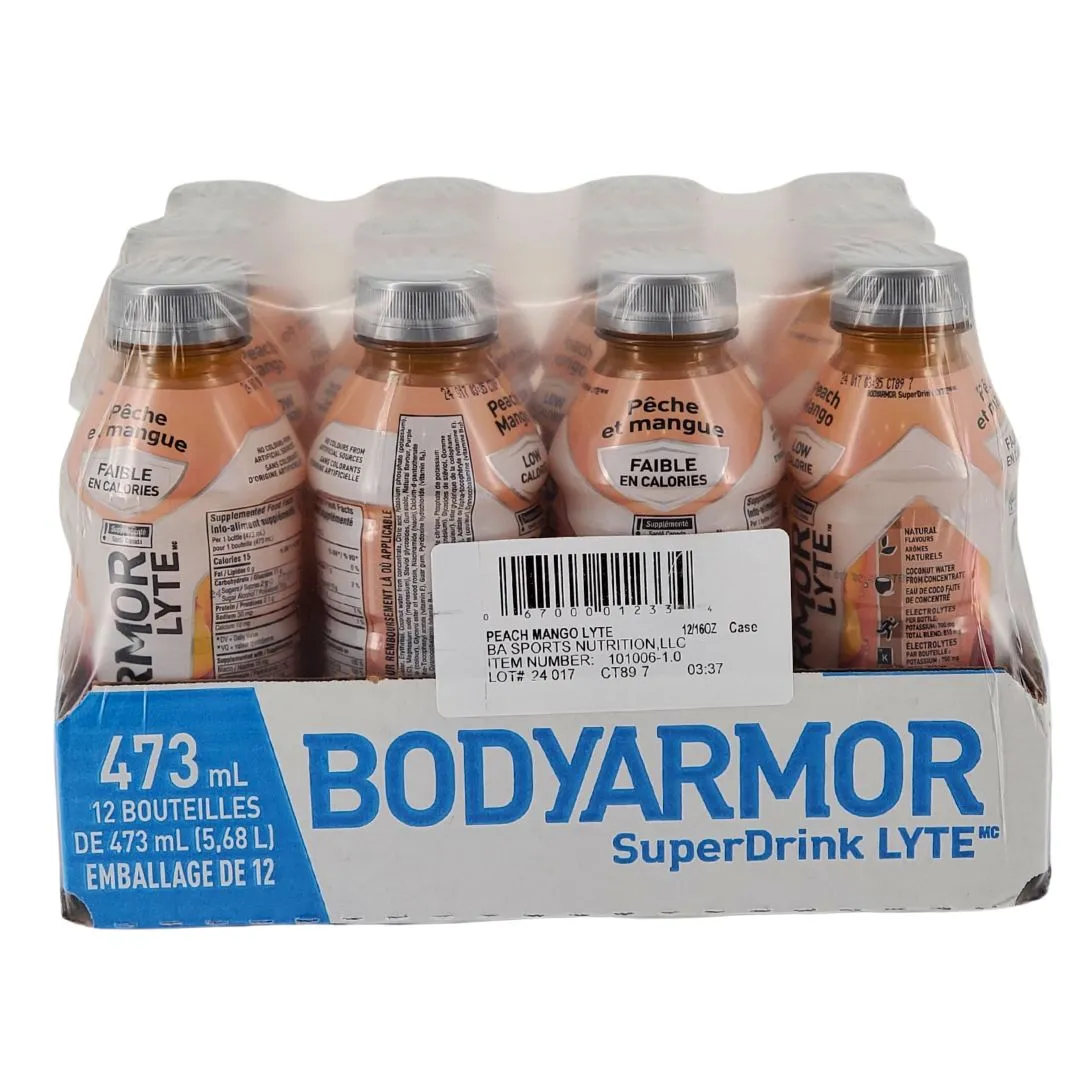 BodyArmor - Sports Drink - Peach Mango Lyte