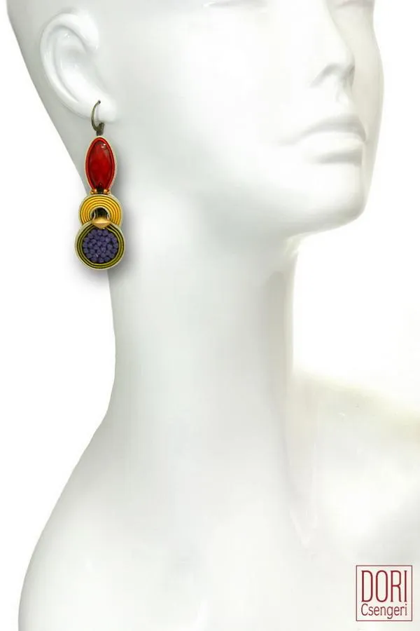 Bossa Nova Jewel Tone Earrings