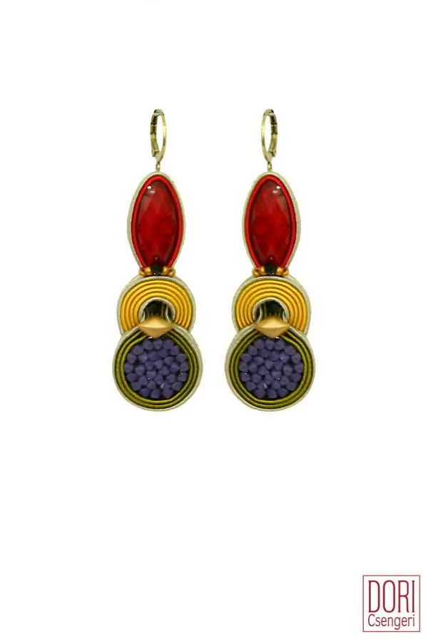 Bossa Nova Jewel Tone Earrings