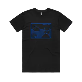 Braille Face / Iceberg Tee / Black