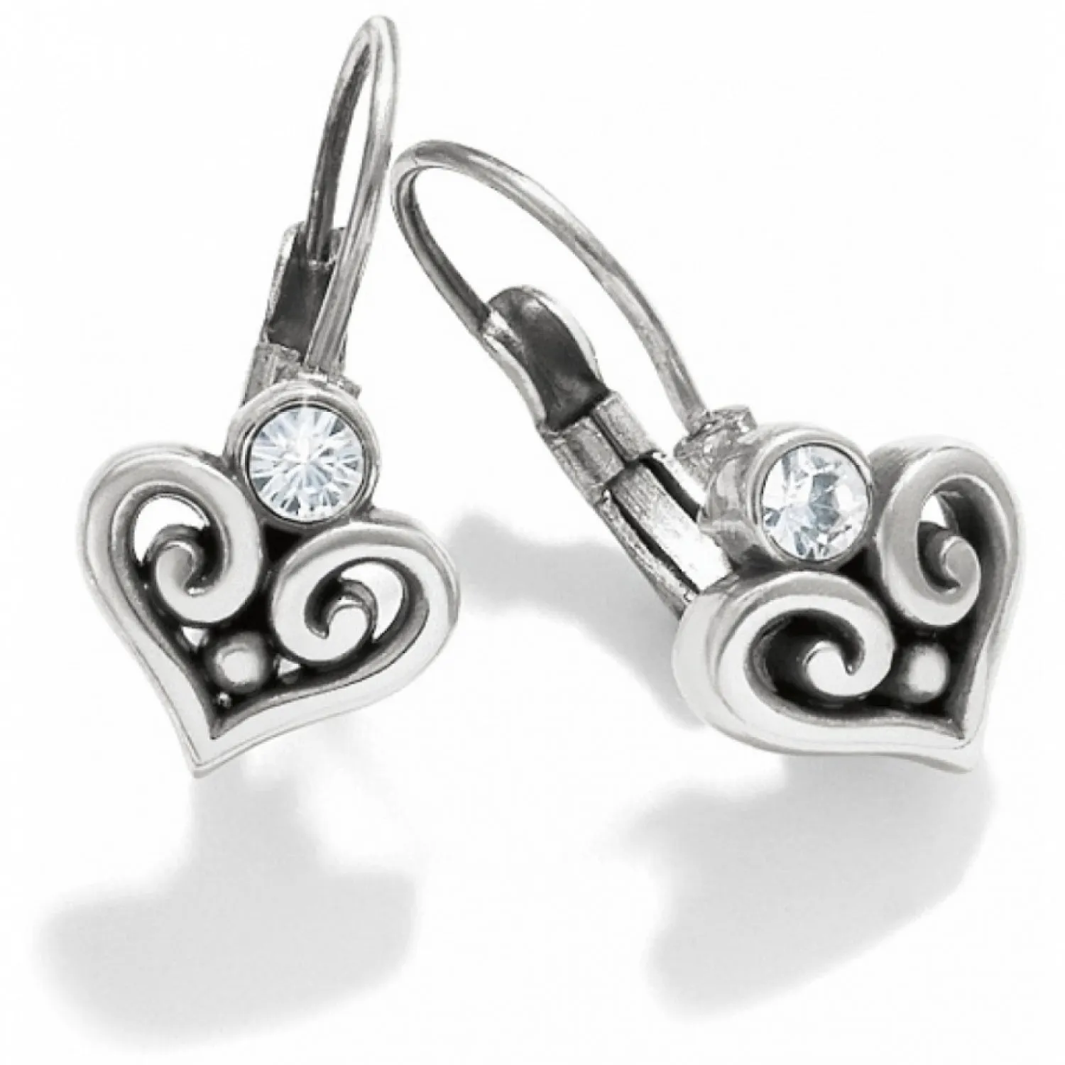 Brighton Alcazar Heart Leverback Earrings