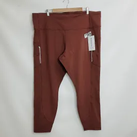 Brown Athletic Leggings Athleta, Size 3x