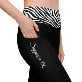 Carcinoid Cancer "Supporter" Leggings with Pockets