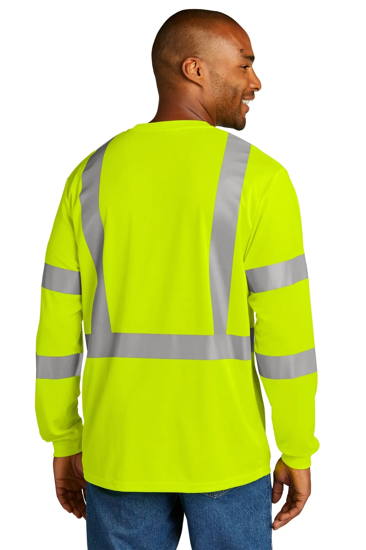 CornerStone ANSI 107 Class 3 Mesh Long Sleeve Tee. CS203