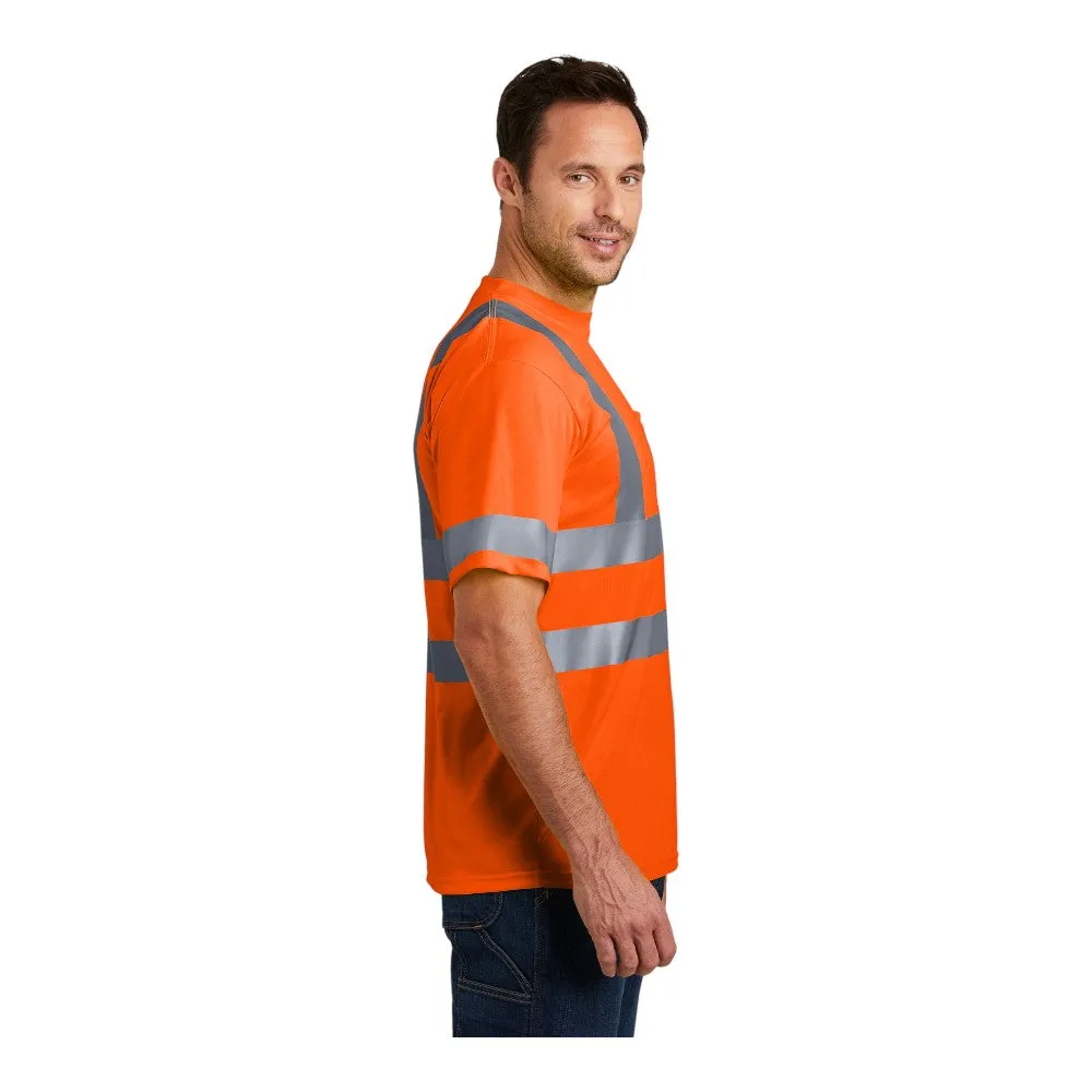 CornerStone ANSI 107 Class 3 Short Sleeve Snag-Resistant Reflective T-Shirt CS408