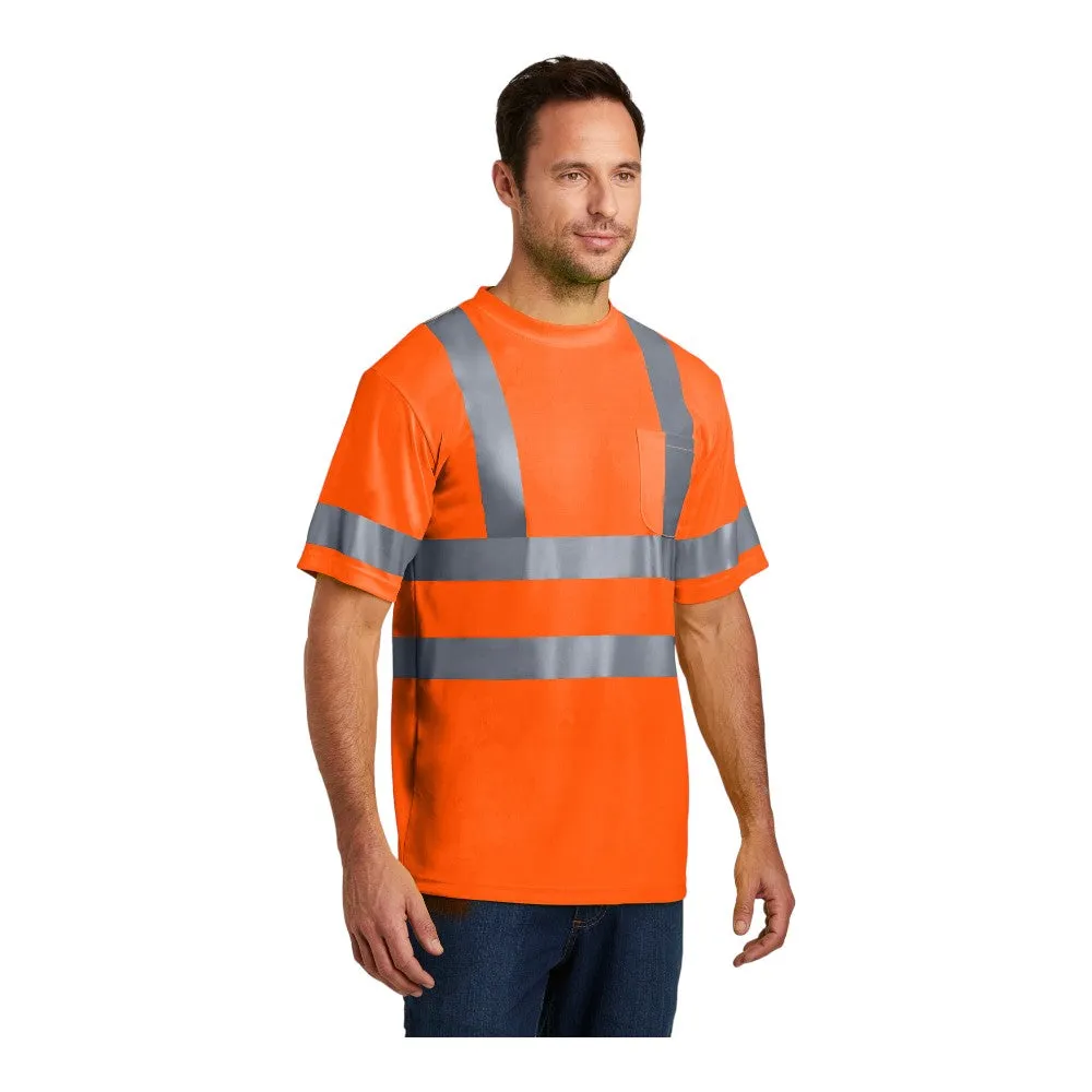 CornerStone ANSI 107 Class 3 Short Sleeve Snag-Resistant Reflective T-Shirt CS408