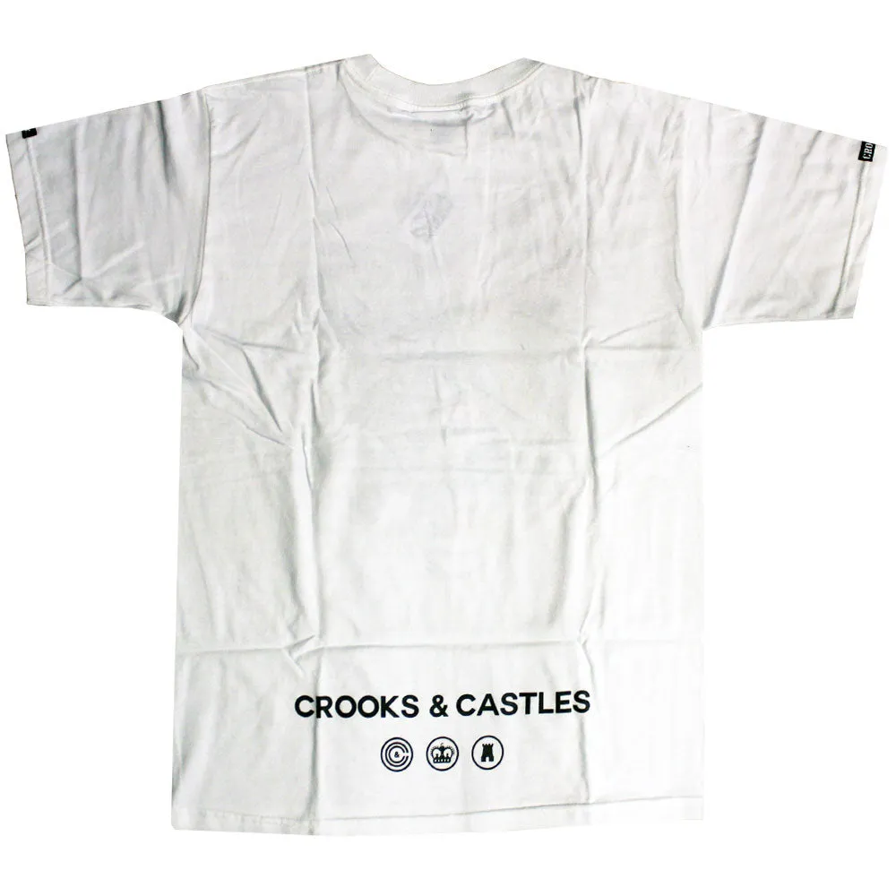 Crooks & Castles Bandusa T-shirt White