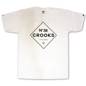 Crooks & Castles No38 T-Shirt White New