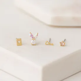 Down The Rabbit Hole Stud Earring Set