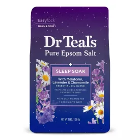 Dr. Teal's Pure Epsom Salt Sleep Soak with Melatonin - 3 lbs