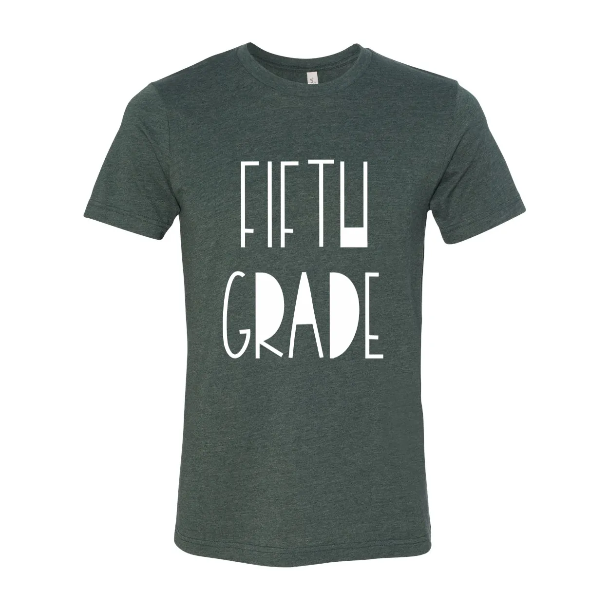 Fifth Grade Funky Font Tee