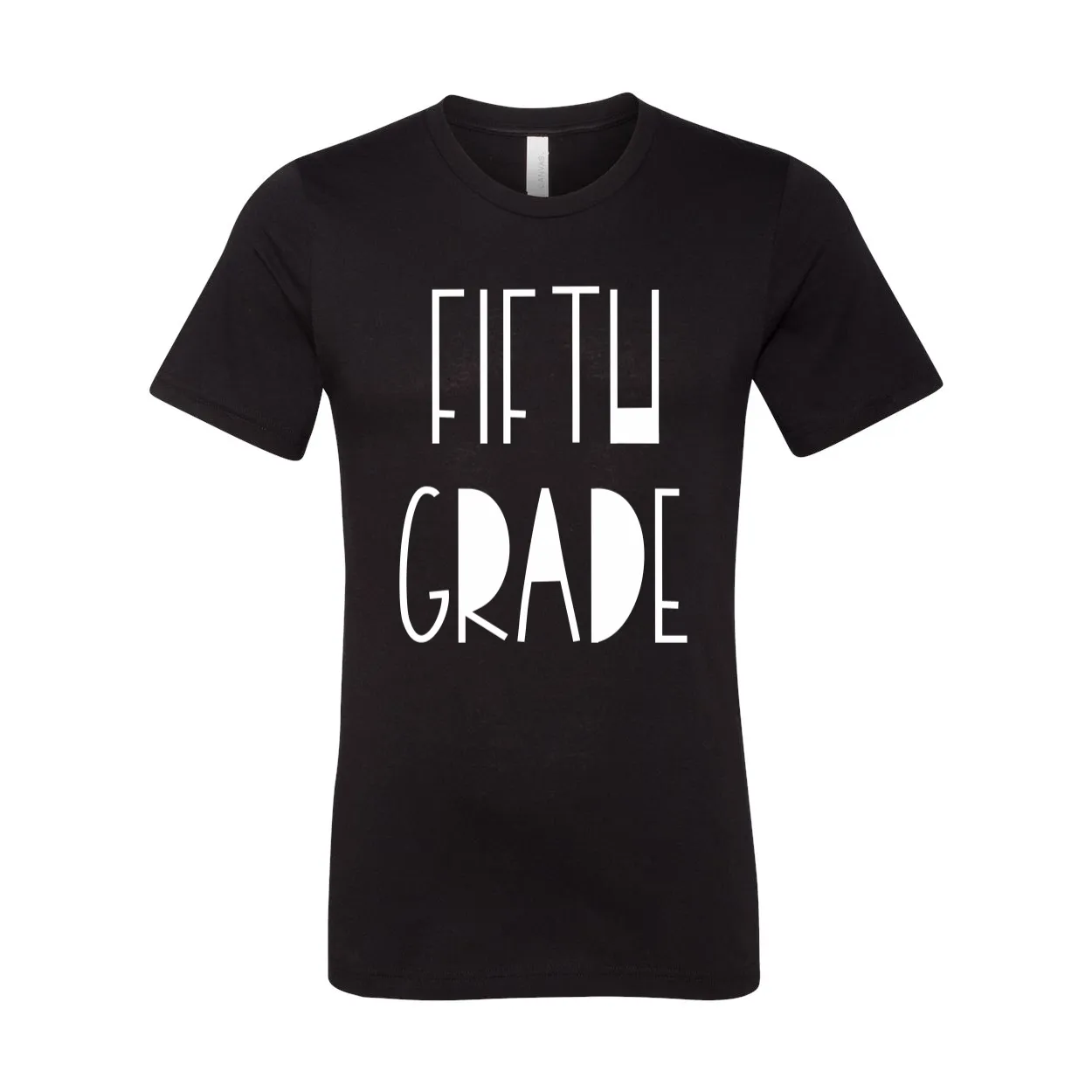 Fifth Grade Funky Font Tee