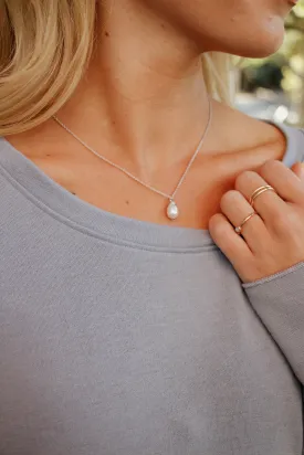 'Find Peace' Necklace in Silver