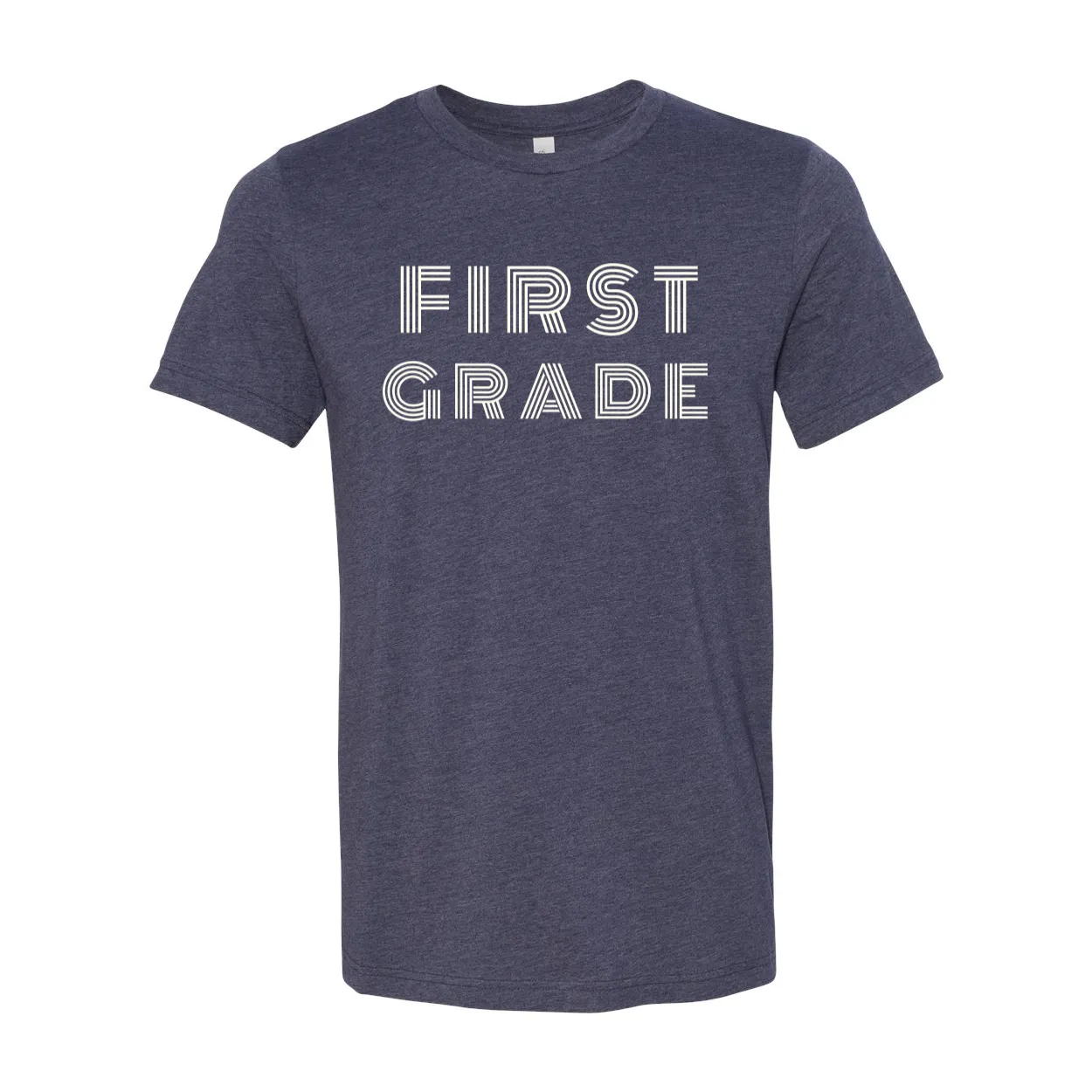 First Grade Retro Font Soft Tee