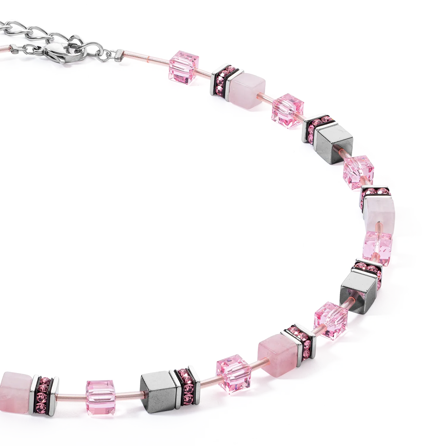 GeoCUBE® Iconic Precious necklace rose