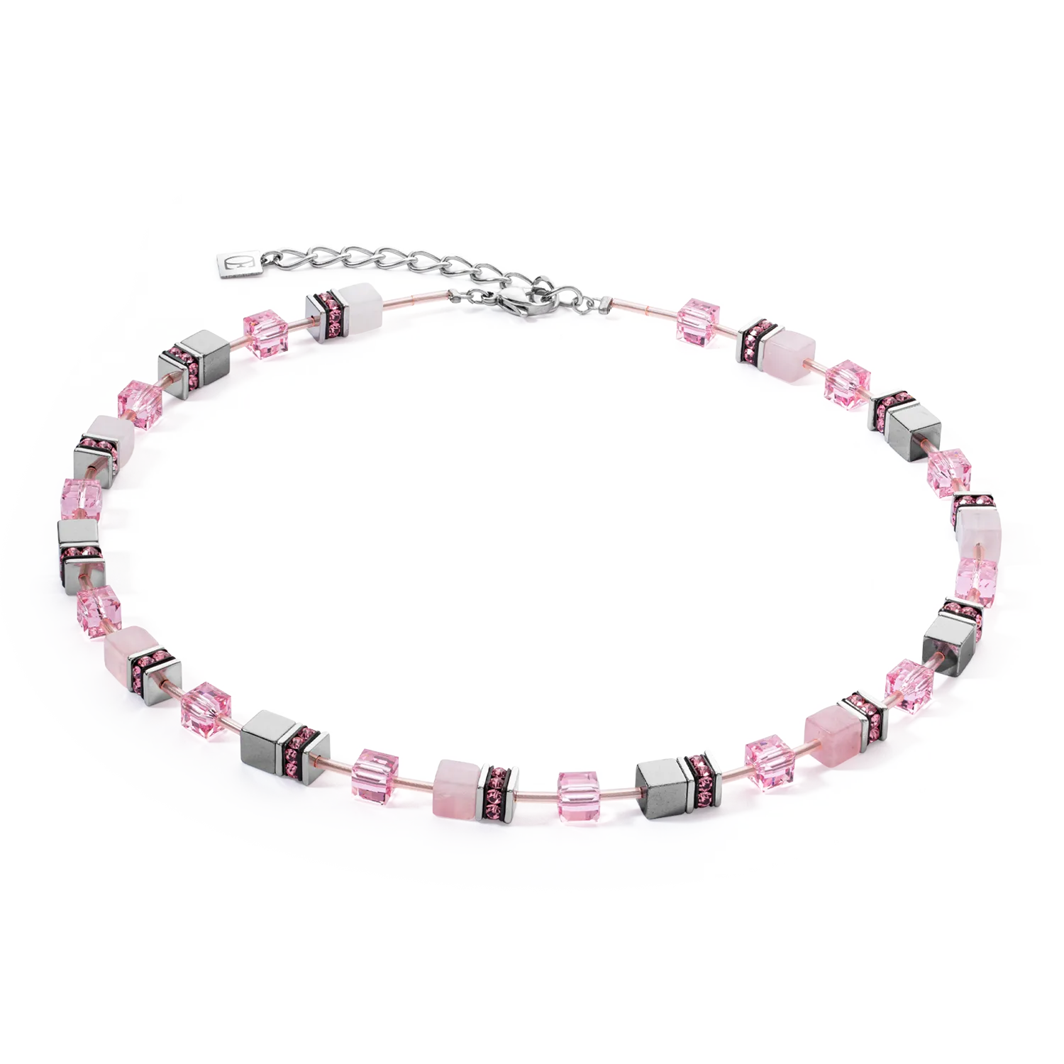 GeoCUBE® Iconic Precious necklace rose