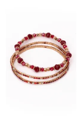 Great Pretenders Bracelets - Ruby Red