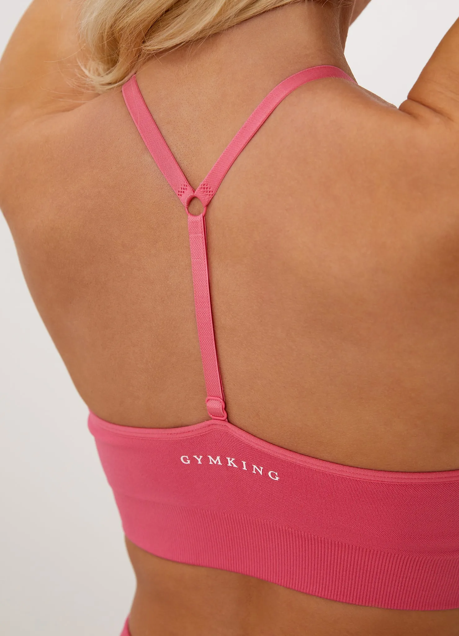 Gym King Sculpt Seamless Bra - Bright Fuchsia