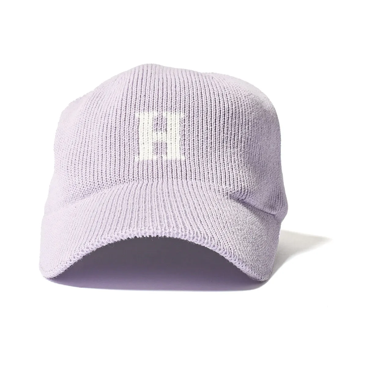 HOMEGAME - H LOGO COTTON KNIT BASEBALL CAP Lt.PURPLE【HG241414】