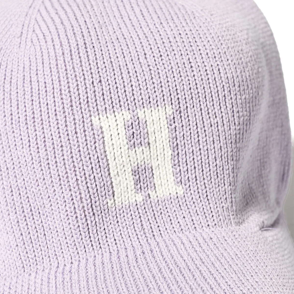 HOMEGAME - H LOGO COTTON KNIT BASEBALL CAP Lt.PURPLE【HG241414】