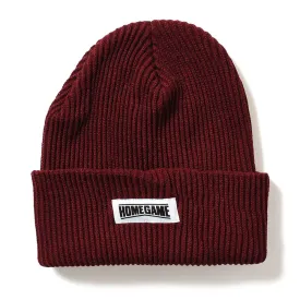 HOMEGAME - LONG BEANIE BURGUNDY【HG241402】