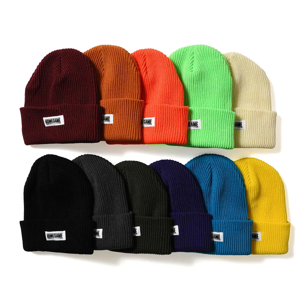 HOMEGAME - LONG BEANIE BURGUNDY【HG241402】