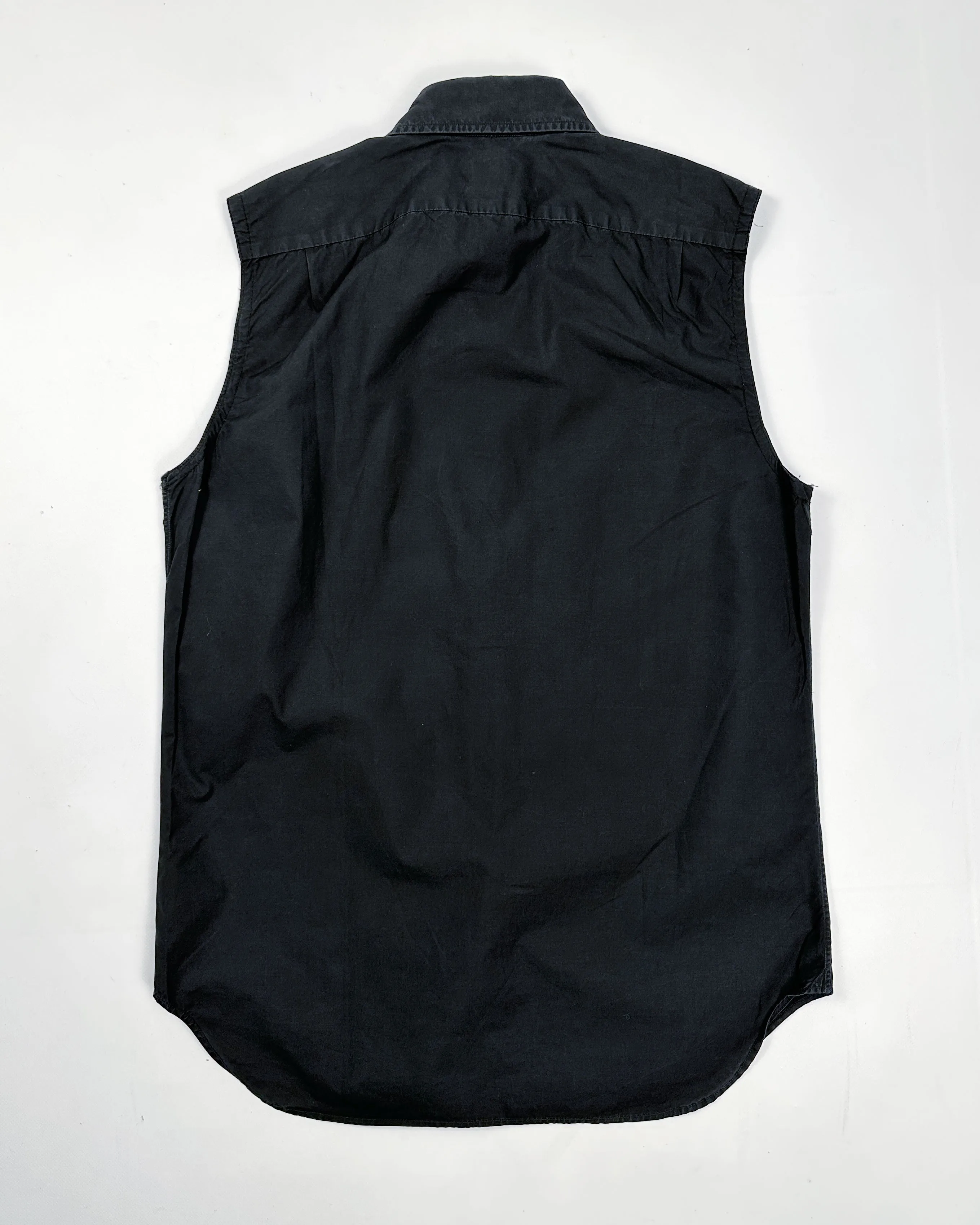 Jil Sander Sleveless Black Shirt 2000's