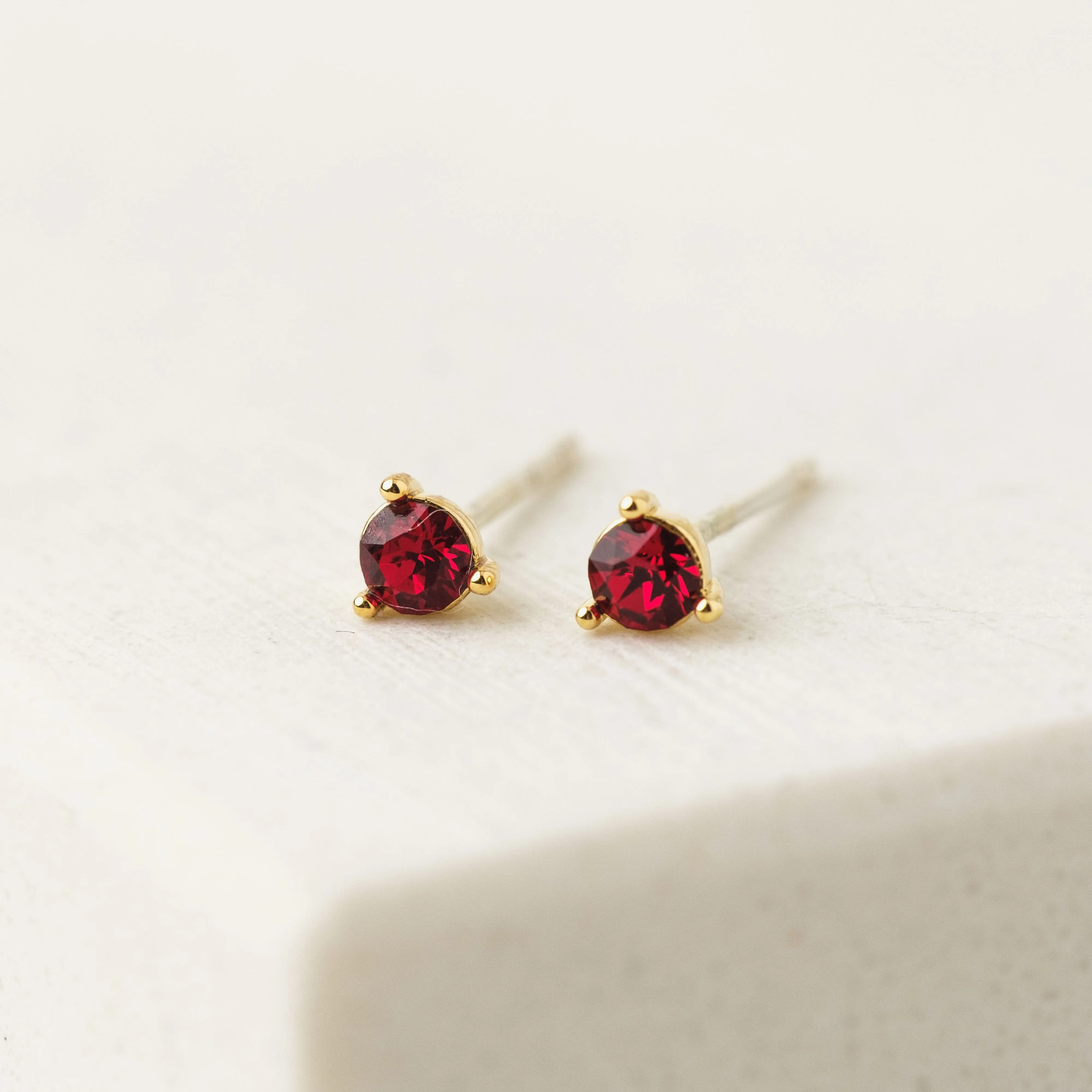 July Kaleidoscope Birthstone Stud Earrings