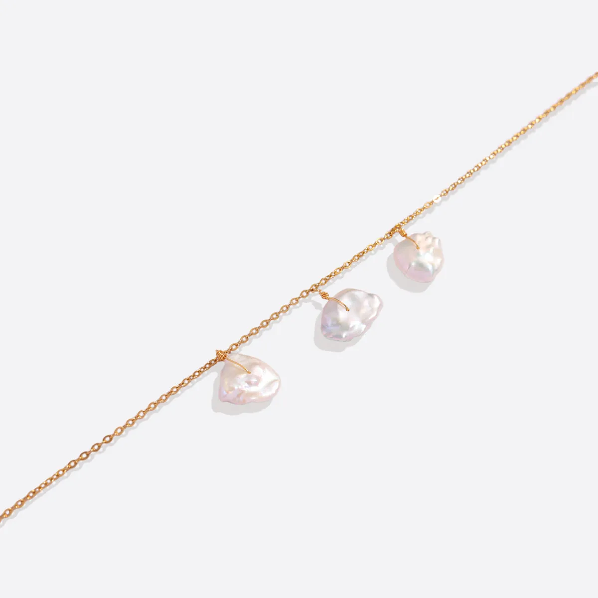 Keshi Pearl Nugget Necklace