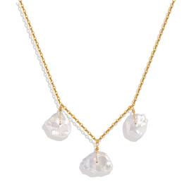 Keshi Pearl Nugget Necklace