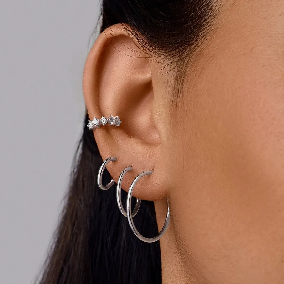 Maria M Hoop Earrings