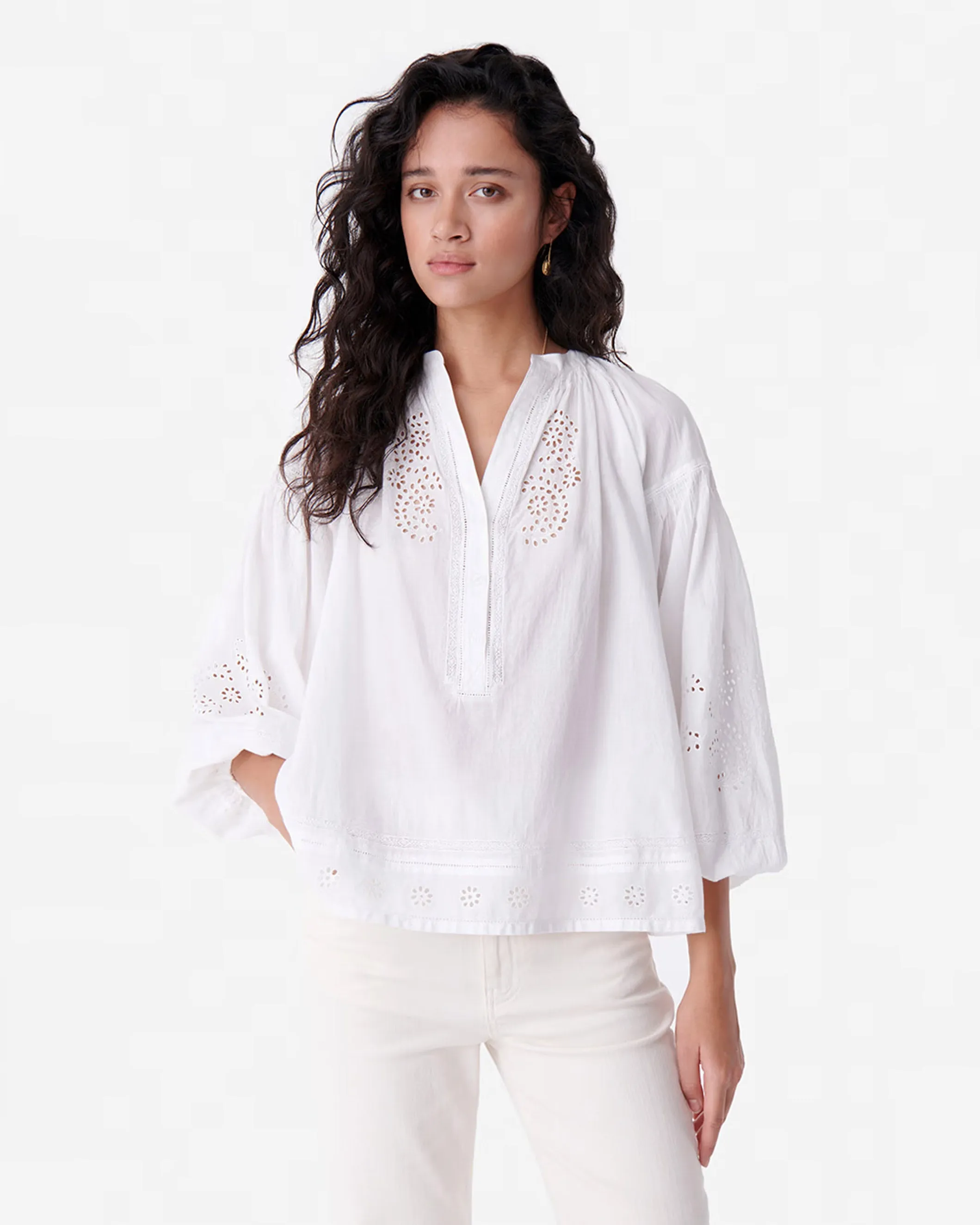 Nipoa Embroidered Blouse