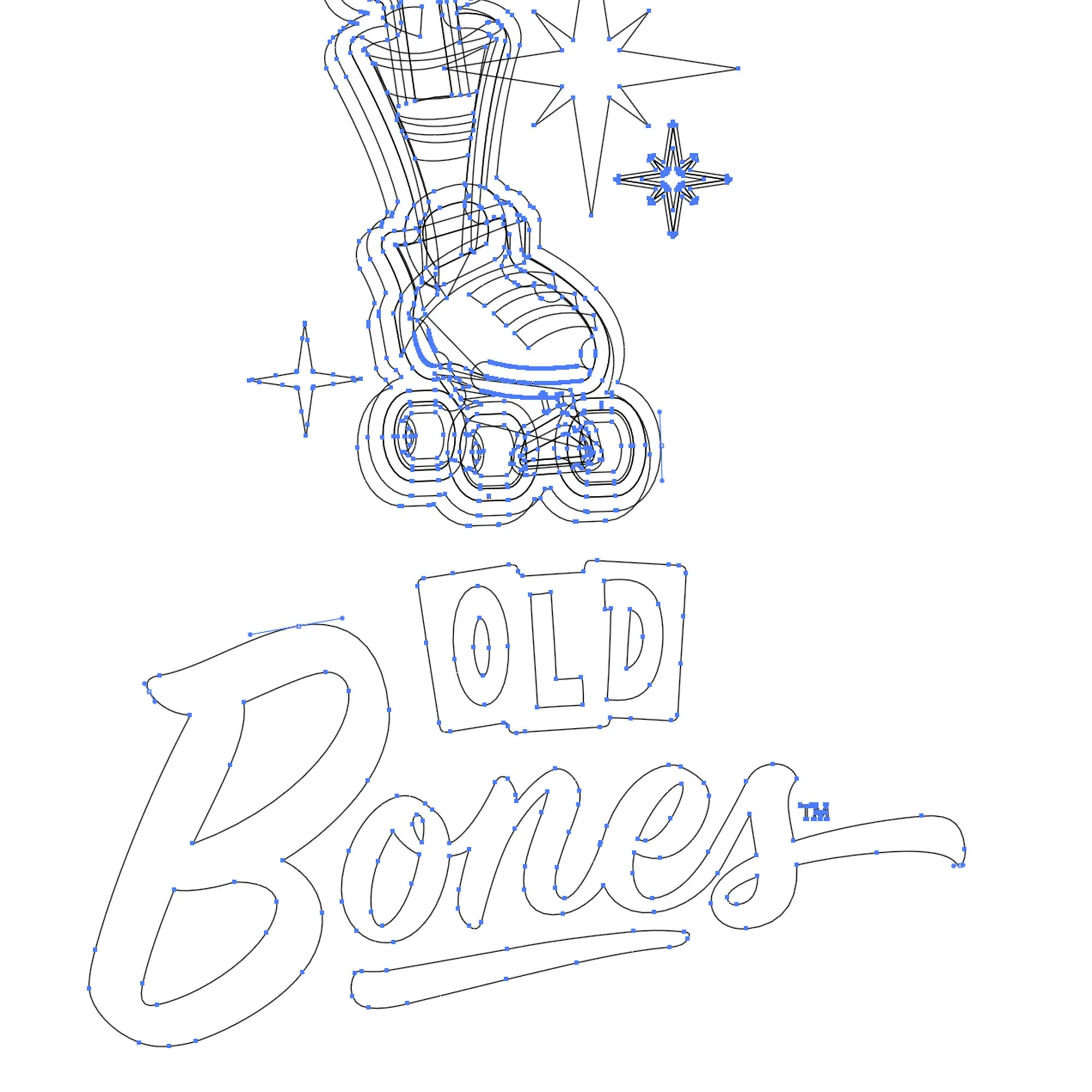 Old Bones Leg Bone T-Shirt