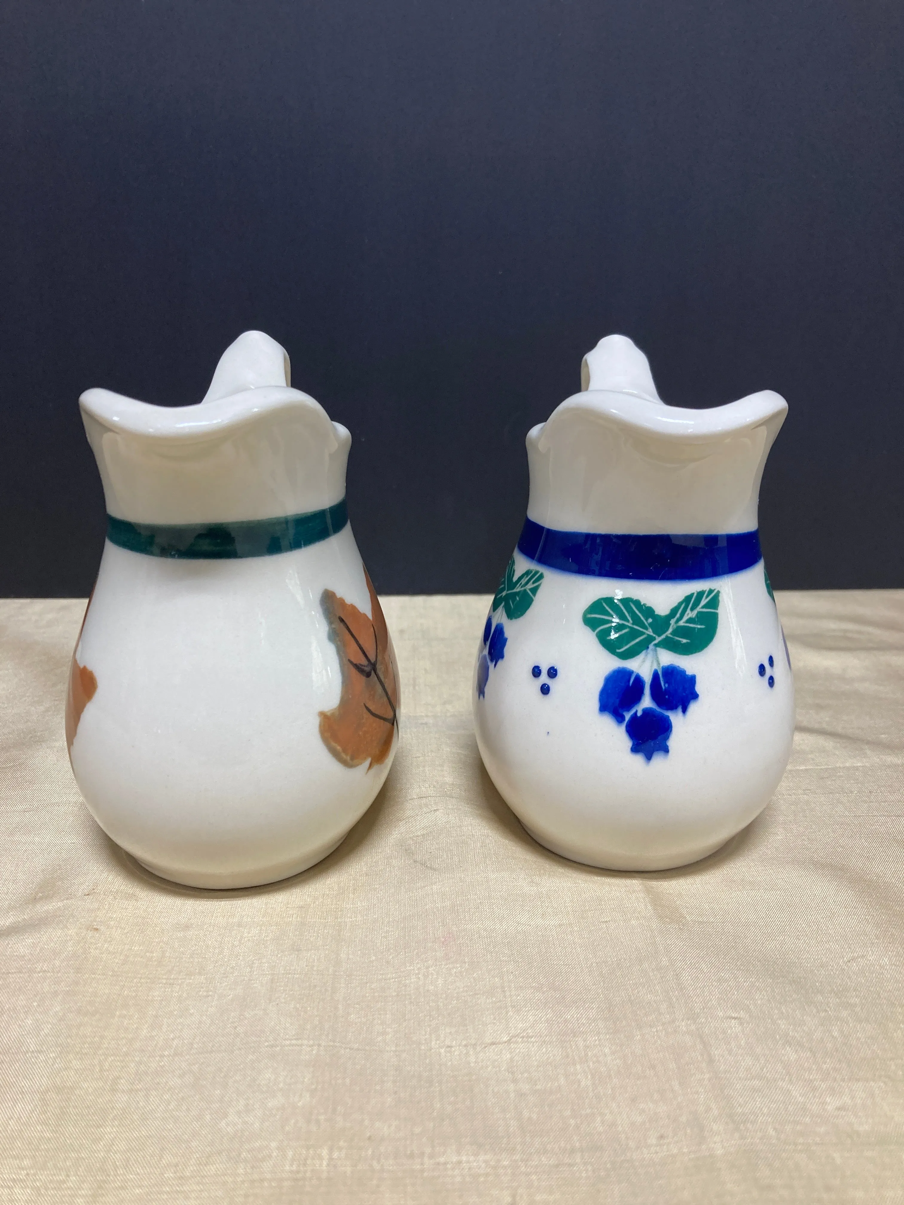 Pair of Hartstone Pottery Creamers