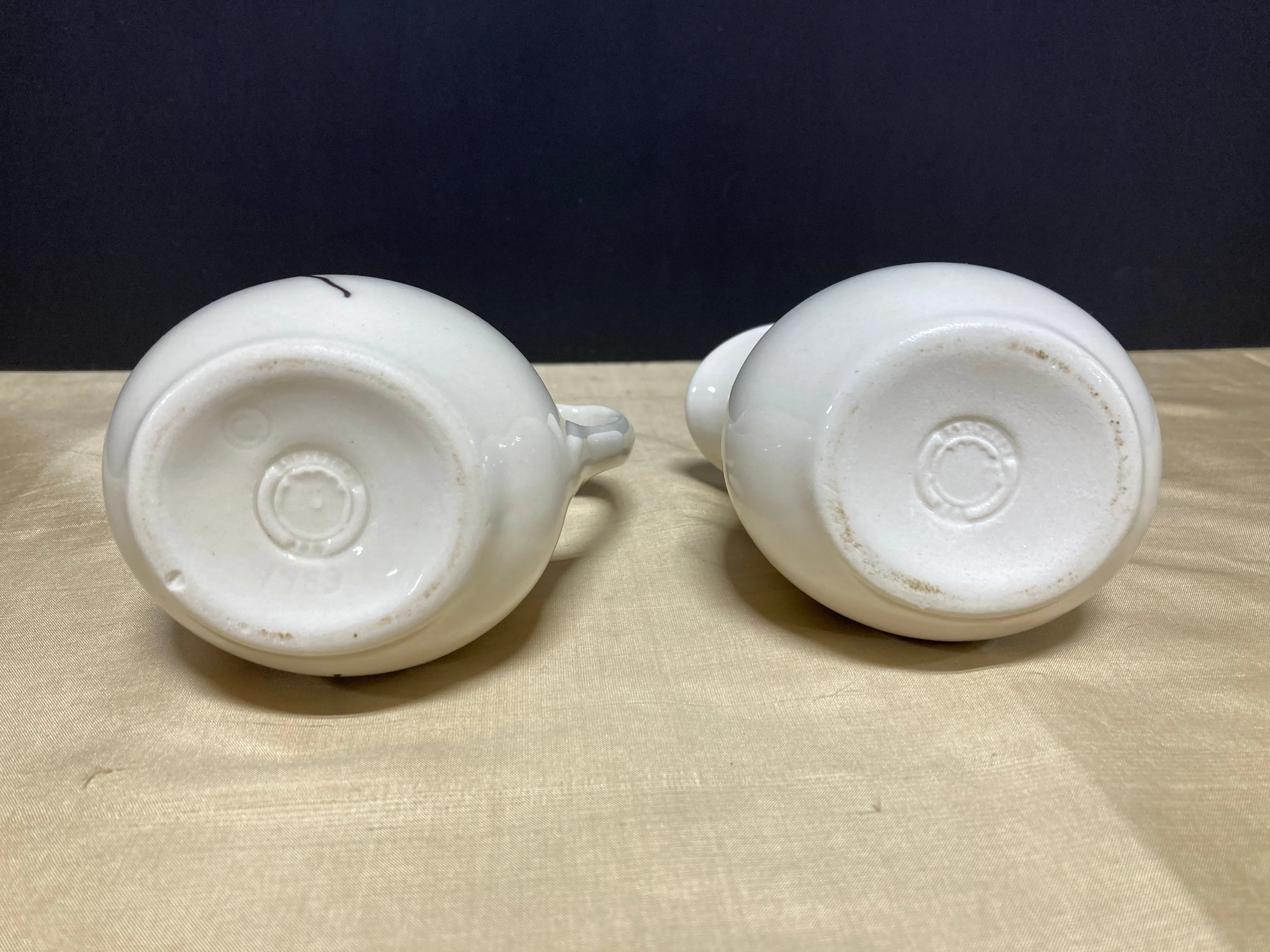 Pair of Hartstone Pottery Creamers