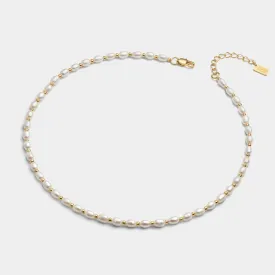 Pearl Choker Gold