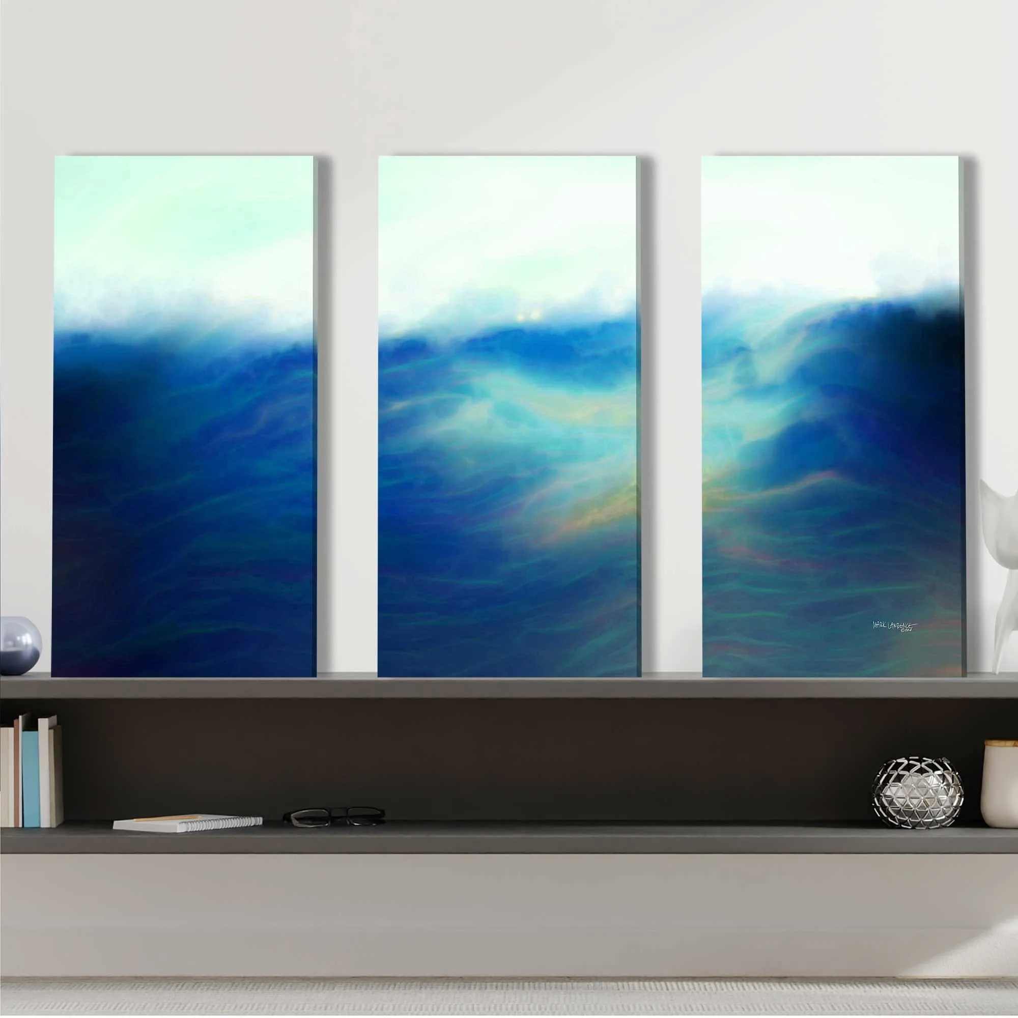 "2 Peter 1 3" by Mark Lawrence 3 Piece Set on Canvas