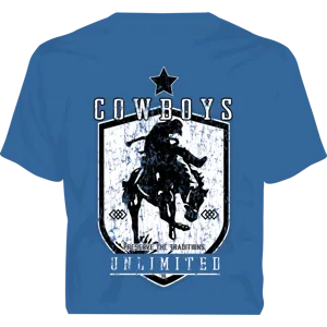 "Diamond Bronc" Western Cowboys Unlimited T-Shirt