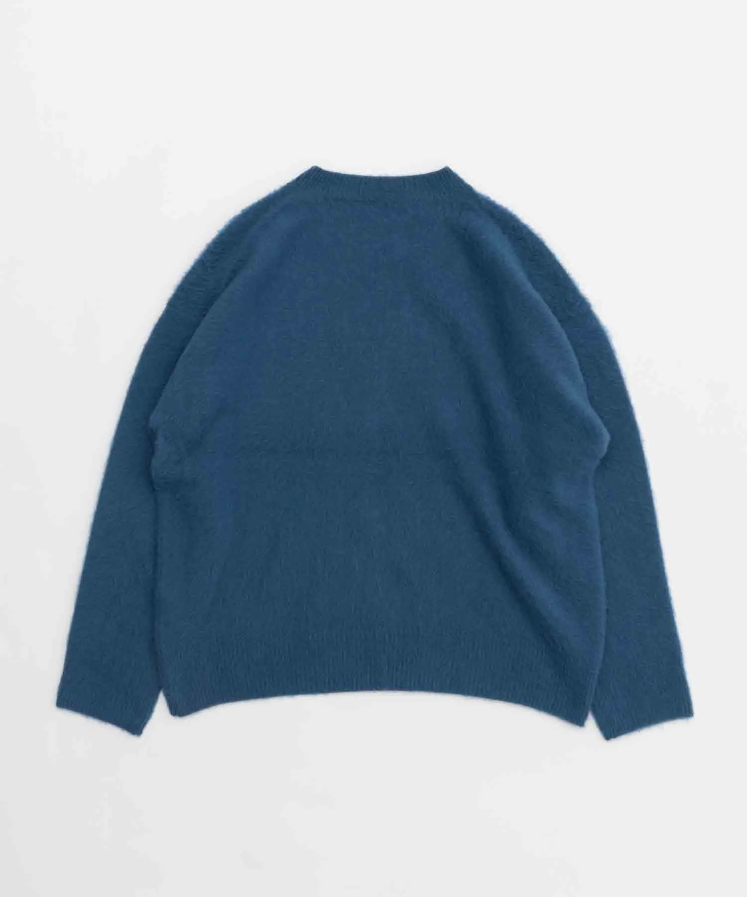 Royal Cashmere Special Blushed Prime-Over Crew Neck Knit Pullover