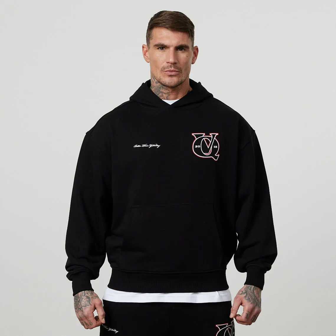 Vanquish TSP Black VQ Interlock Oversized Pullover Hoodie