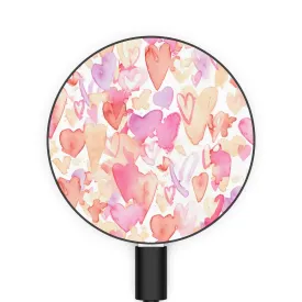 Watercolor Hearts | Wireless Charger